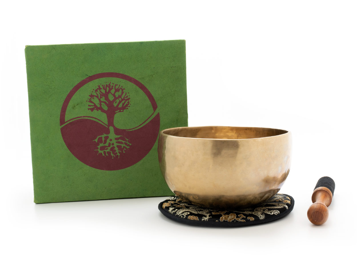 Geschenkset Yin-Yang in grüner Box mit braunem Baum Gr. M
