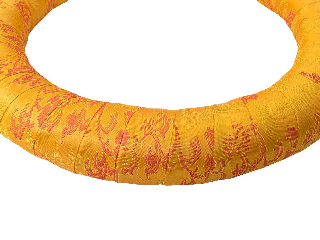 30cm Ring für Klangschalen von ca. 37-42 cm, gelb Drache