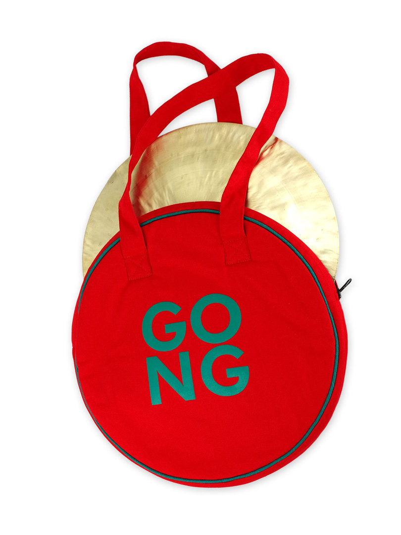 Feng-Gong-Set 30 cm mit roter Gong-Tasche