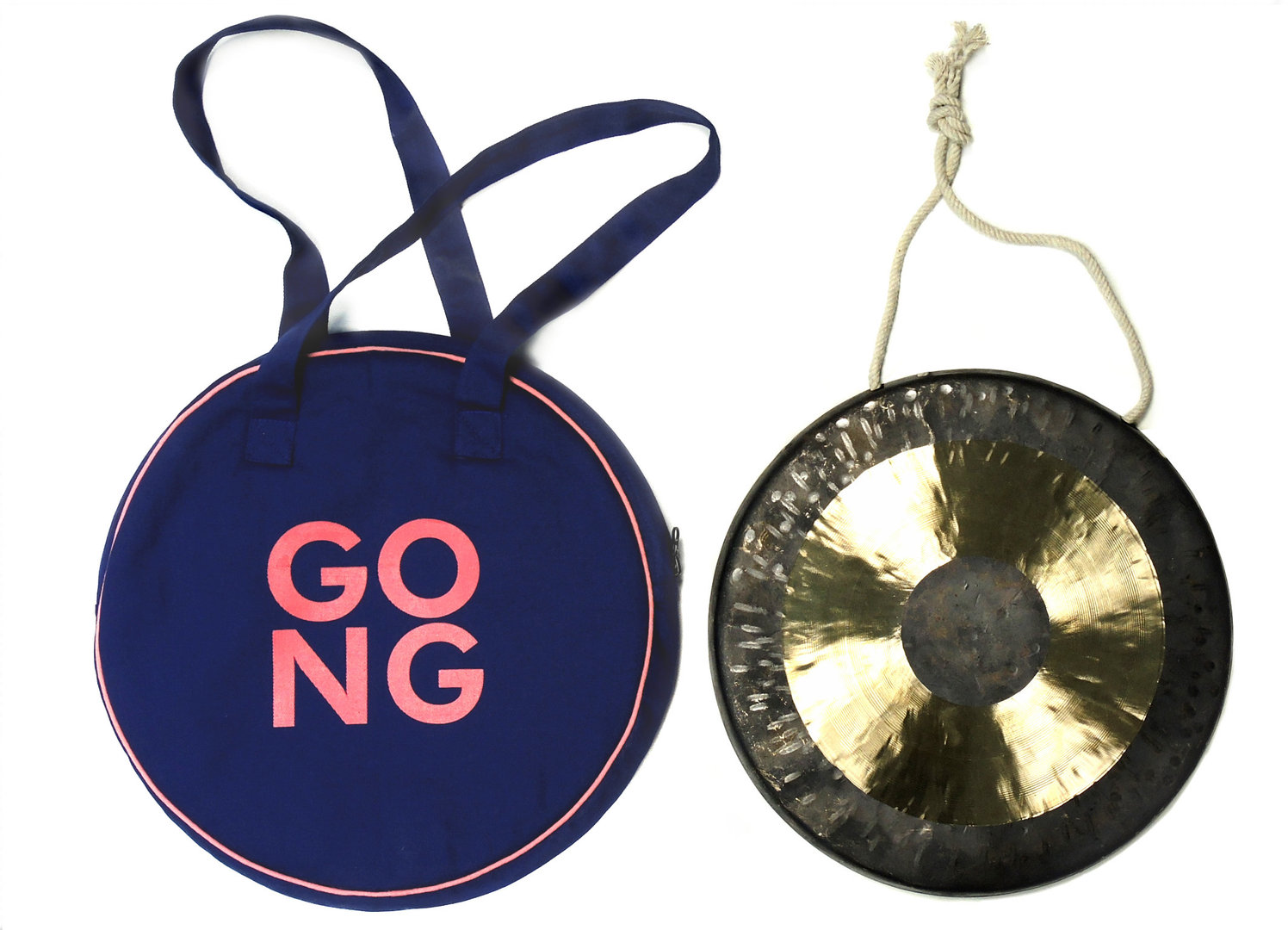 TamTam-Gong ⌀ ca.30 cm im Set mit blauer Gongtasche